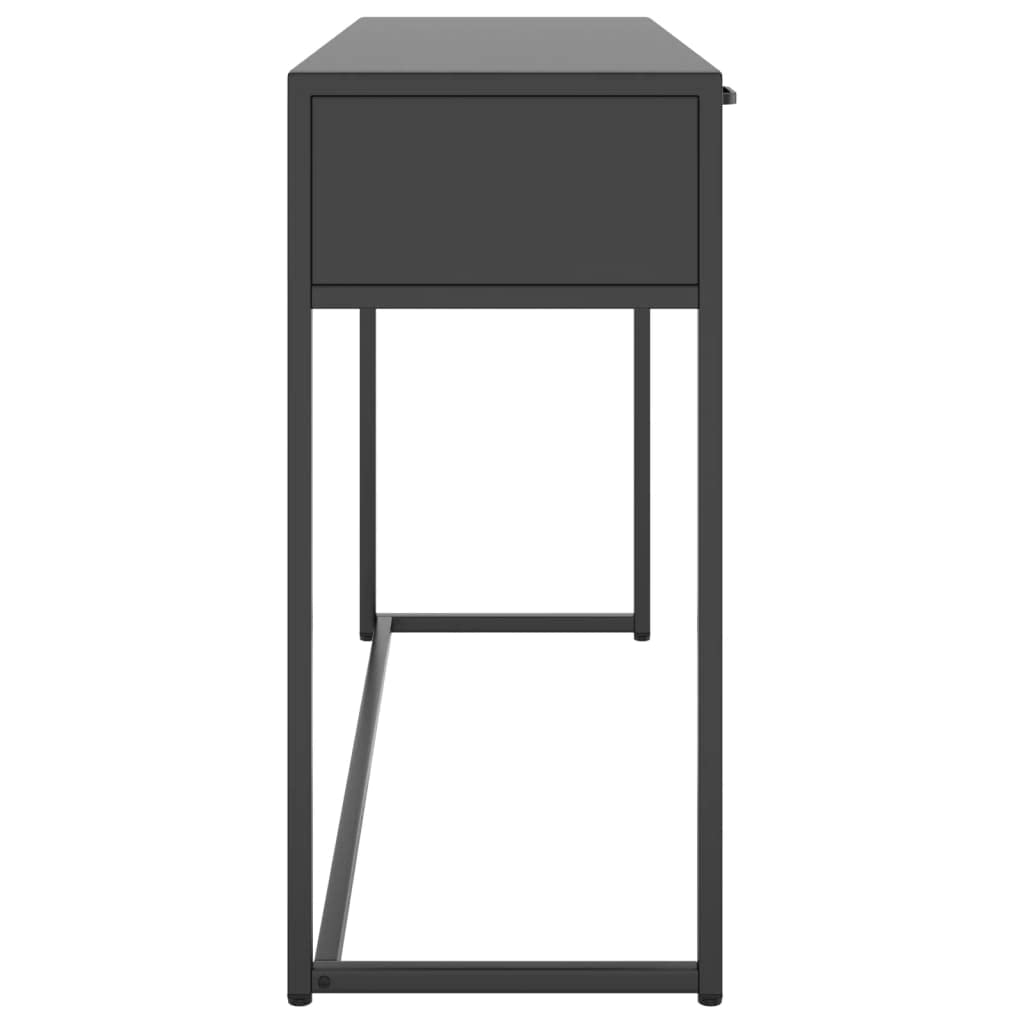 Anthracite Console Table with Drawers - 41.7
