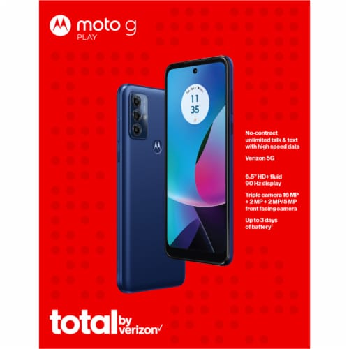 Unlocked Motorola Moto G Prepaid Smartphone for Verizon - Perfect for Budget-Conscious Users & Travelers