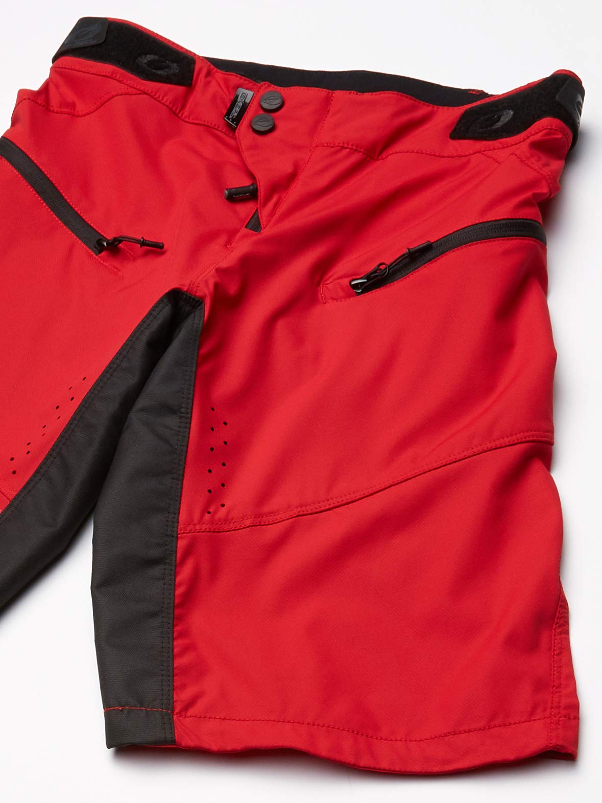 O'NEAL Pin-It Men's Mountain Bike MTB Shorts - Red Size 34 | Durable Cycling Shorts for Trail Riding & Biking Adventures
