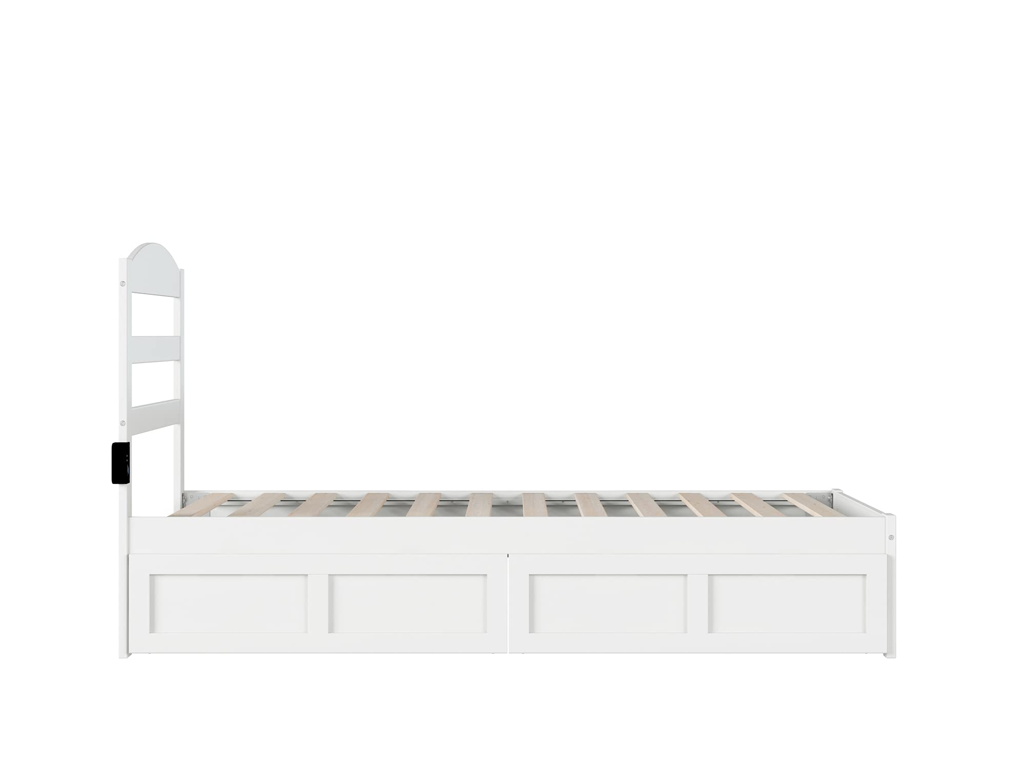 Warren Twin Platform Bed with Storage & USB Charger for Bedroom