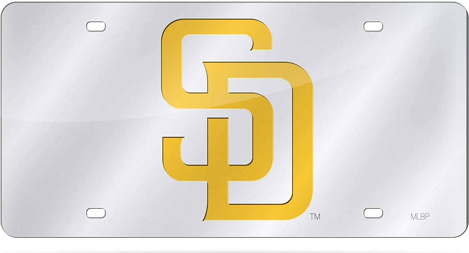 Rico LZS6203 San Diego Padres Silver Laser Cut Baseball Jersey Tag - Perfect for MLB Fans, Jersey Customization & Sports Memorabilia Collectors