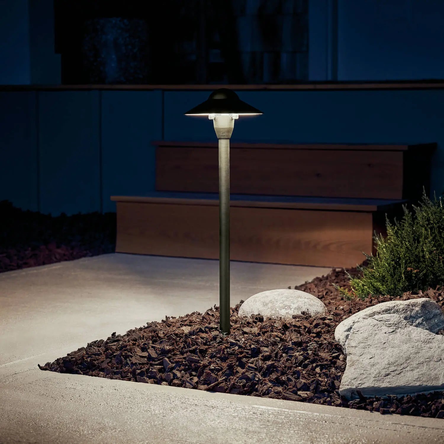6 Pack Solar Powered LED Dome Path Lights - Outdoor Garden Landscape Lighting for Walkway, Driveway, Patio & Yard (Weatherproof, Auto On/Off) - Perfect for Enhancing Safety and Ambiance at Night