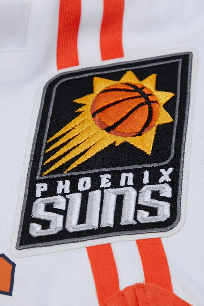 Pro Standard Phoenix Suns Logo Pro Team Basketball Shorts for Men - White (BPS351939) | Perfect for NBA Games, Workouts & Casual Wear