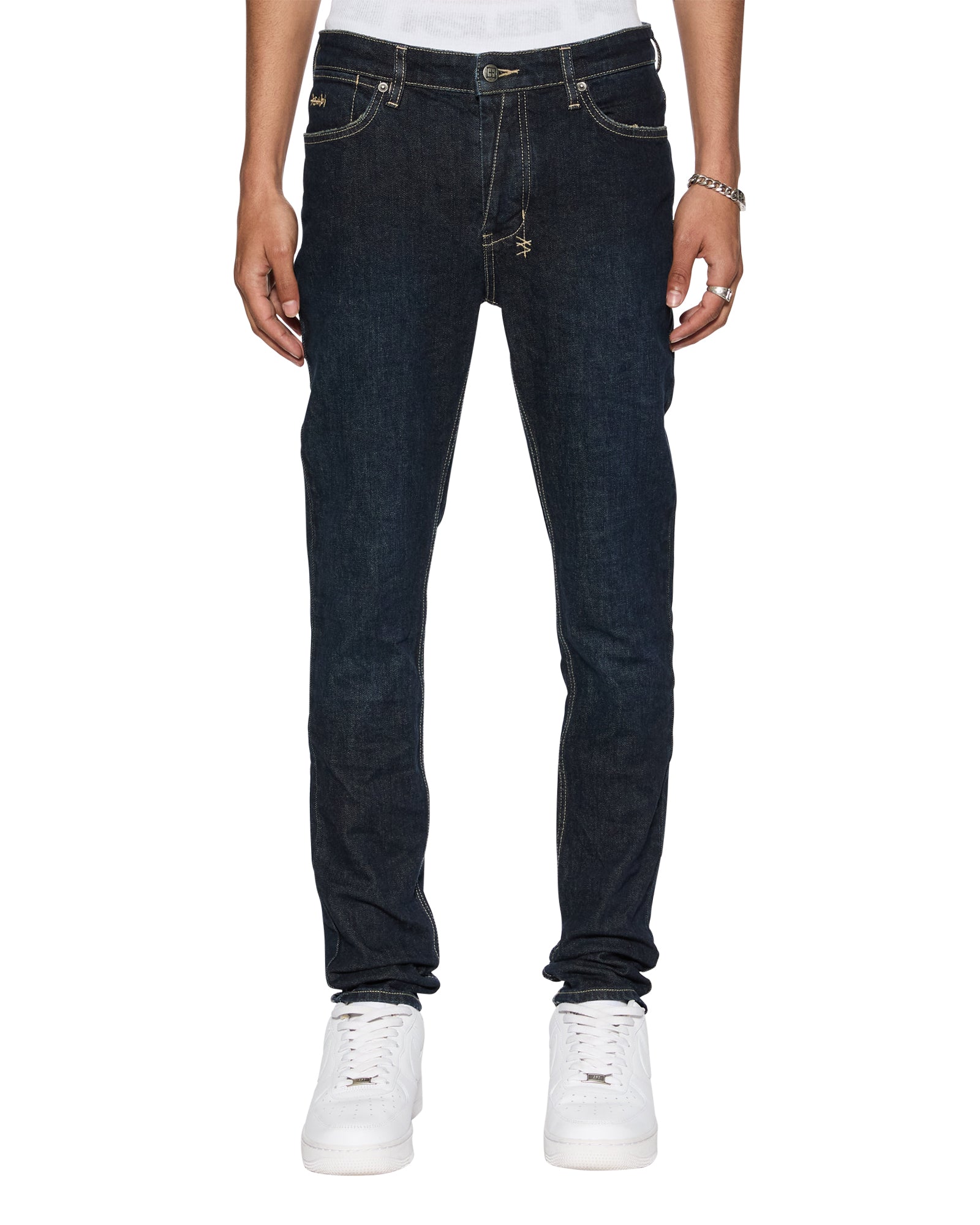 VAN WINKLE RINSED Jeans for Men - Classic Straight Fit Denim Pants | Comfortable & Durable for Casual Wear, Work & Everyday Outfits