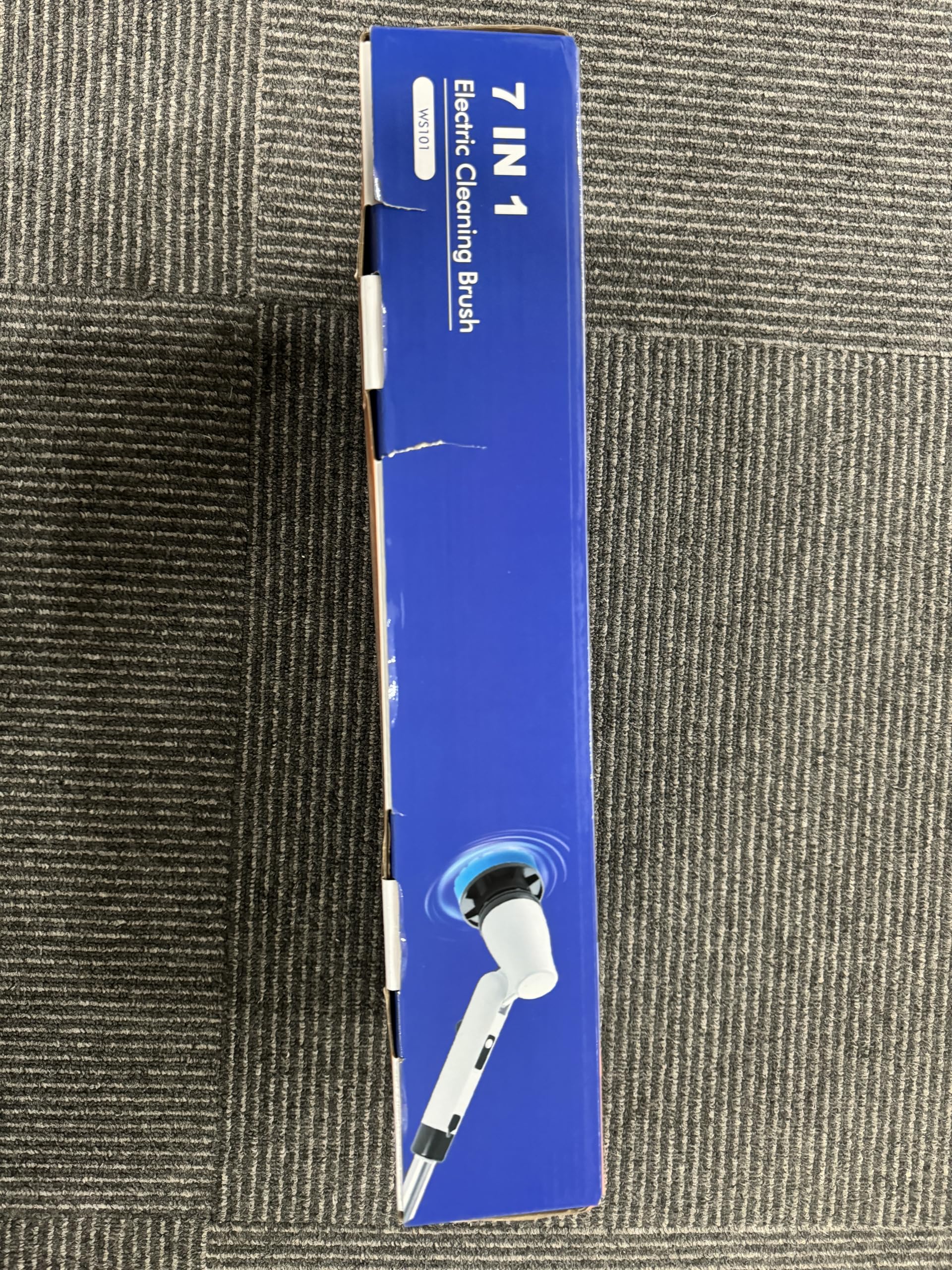 420RPM Electric Cleaning Brush with 7 Replaceable Heads & Adjustable Handle - Powerful Rotary Scrubber for Bathroom, Kitchen, Tile, Floor, Car Detailing - Deep Clean Grout, Sinks, Showers & Hard-to-Reach Areas