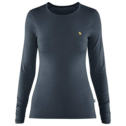 Fjallraven Women's Bergtagen Thinwool Long Sleeve Shirt - Lightweight Merino Wool Base Layer for Hiking, Camping & Outdoor Adventures