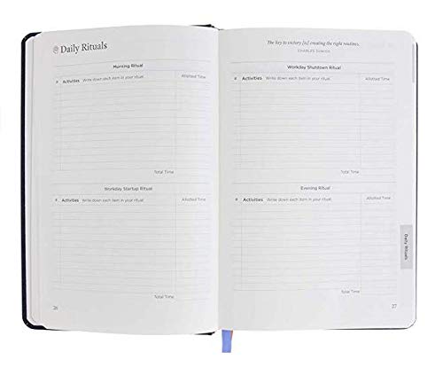 Full Focus Planner 2019 - Premium Black Hardcover Daily Planner & Productivity Journal for Goal Setting, Time Management - Perfect for Professionals, Students & Entrepreneurs