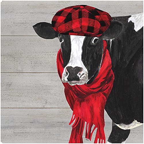 Intellectual Animals III Cow and Scarf
