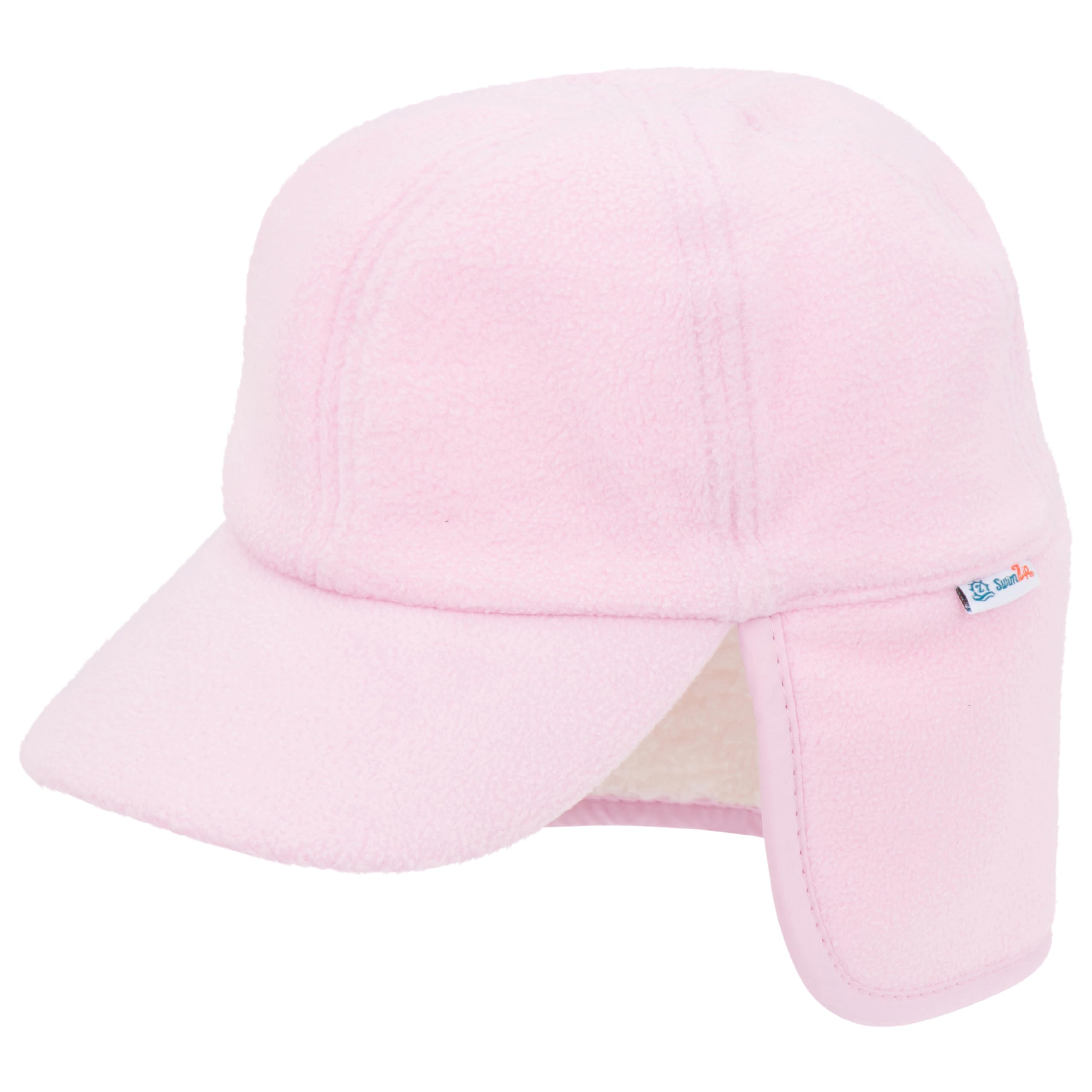 SwimZip UPF 50+ Sun Protection Kids Winter Hat with Neck & Ear Flaps - UV Protective Outdoor Hat for Boys & Girls at Beach, Snow, and Play