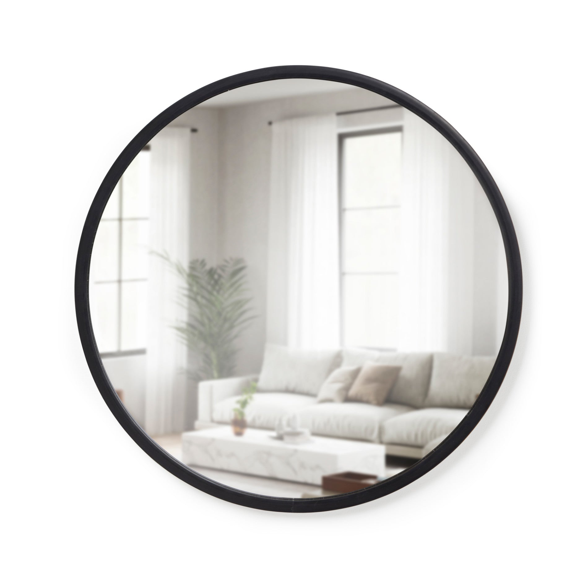 Stylish Round Wall Mirror for Home Decor - Perfect for Living Room, Bedroom & Bathroom | Durable & Shatterproof Design
