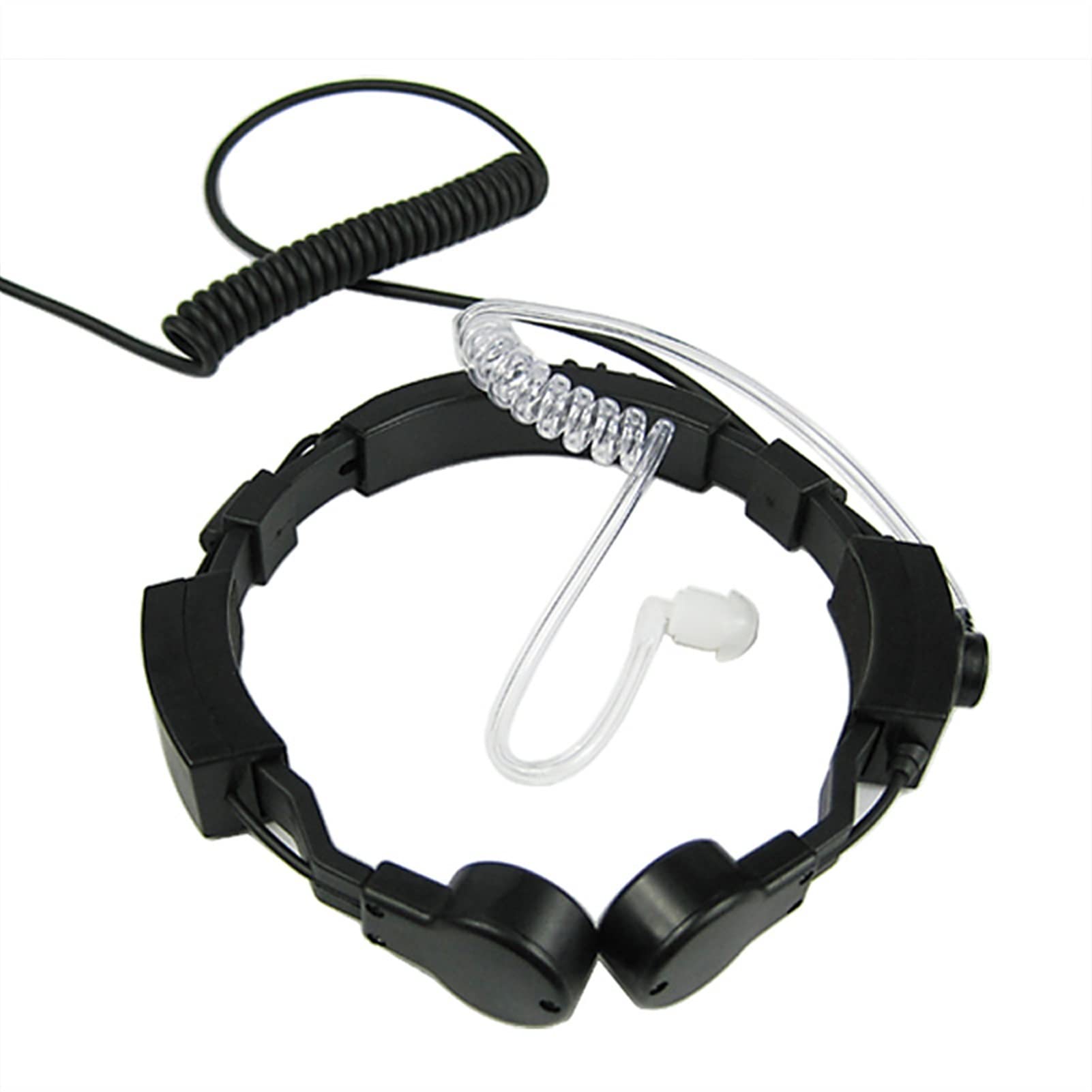 ARSMI Tactical Throat Microphone - Noise Cancelling Headset for Kenwood Two-Way Radios | Perfect for Military, Security, Construction & Outdoor Adventures