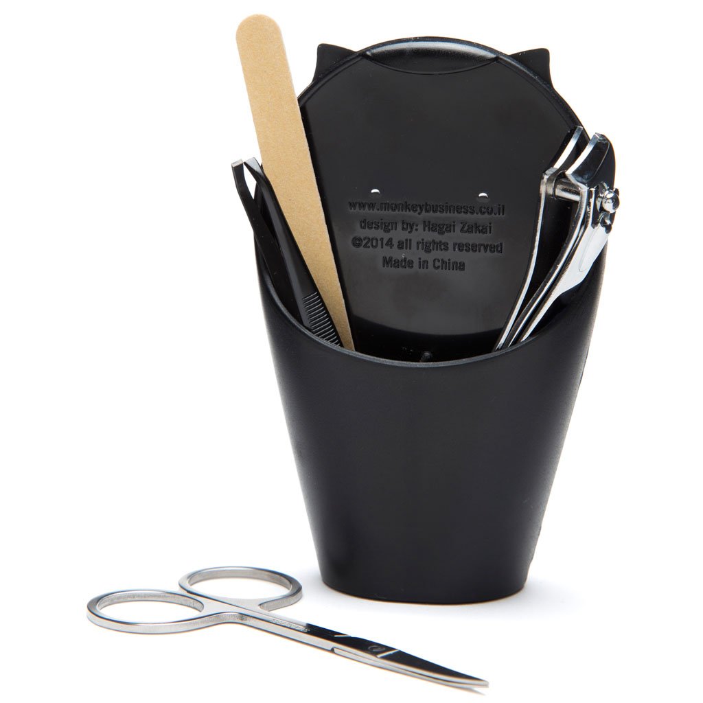 Premium White Archie Nail Scissors Holder - Organize & Protect Your Manicure Tools | Perfect for Home Salons, Travel Kits & Beauty Storage