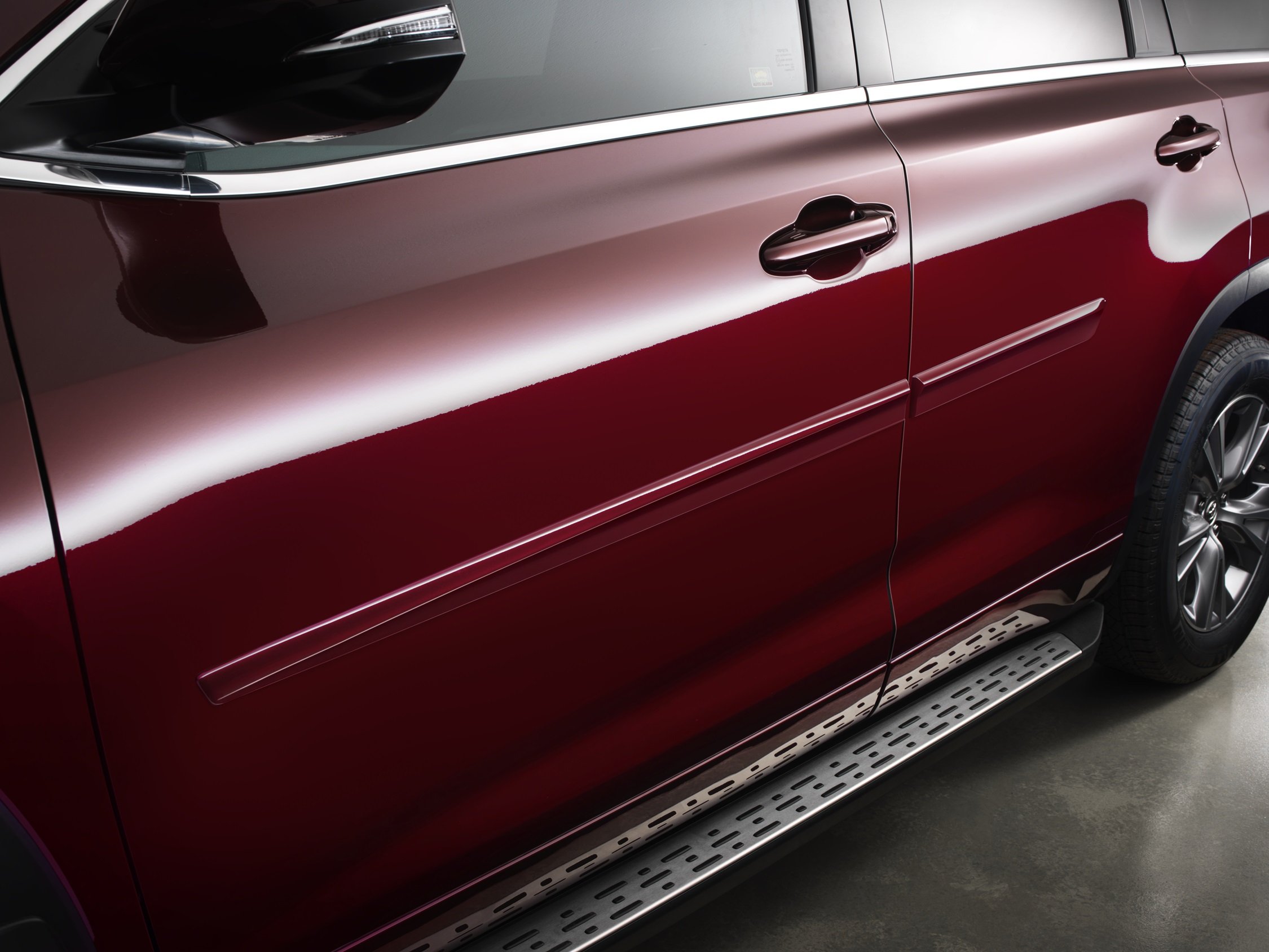 Genuine Toyota Body Side Moldings for 2014 Toyota Highlander - New OEM Silver Sky Metallic Color | Perfect for Car Protection & Style Enhancement