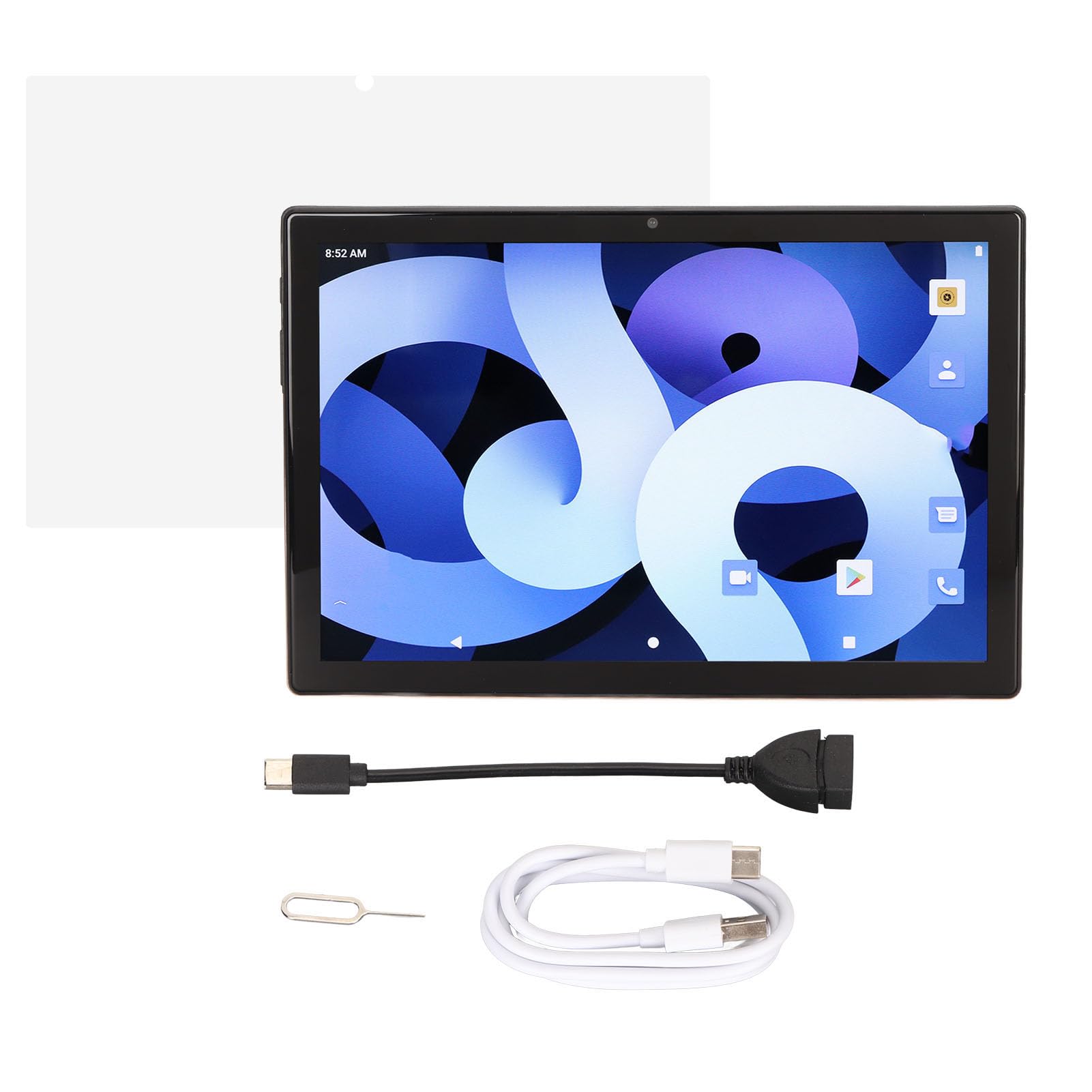 Haofy 10.1 Inch Smart Tablet - 8 Core High Performance Android Tablet with WiFi, HD Display for Work & Entertainment (Gold) | Perfect for Video Conferencing, Online Learning & Business Productivity