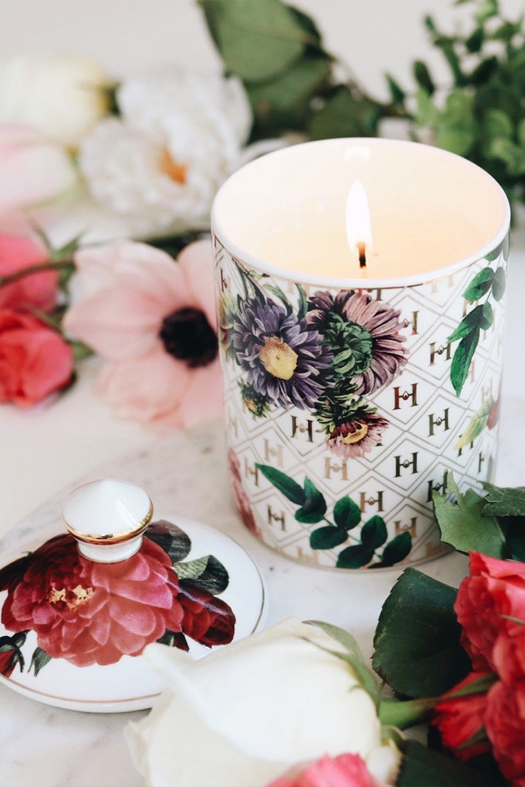 Harlem Candle Company - Premium Lady Day Ceramic Scented Candle for Home Decor, Relaxation & Romantic Ambiance - Jazz-Inspired Fragrance for Living Room, Bedroom & Bathroom