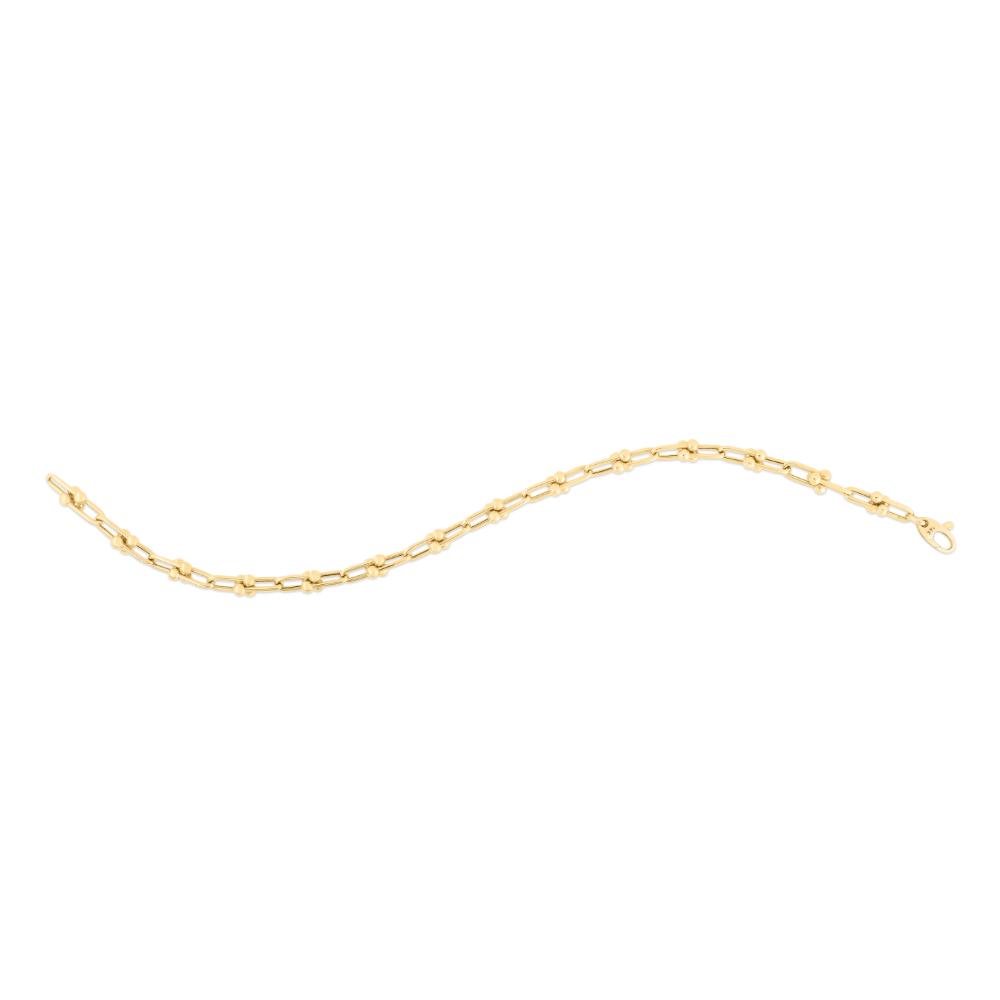 14K Gold 3mm JAX Bracelet for Women - Elegant Minimalist Jewelry for Everyday Wear & Special Occasions