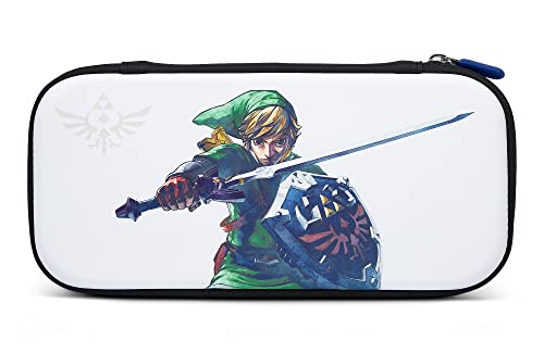 PowerA Slim Protective Case for Nintendo Switch OLED, Switch & Switch Lite - Master Sword Defense - Lightweight & Durable Gaming Case for Travel & Storage