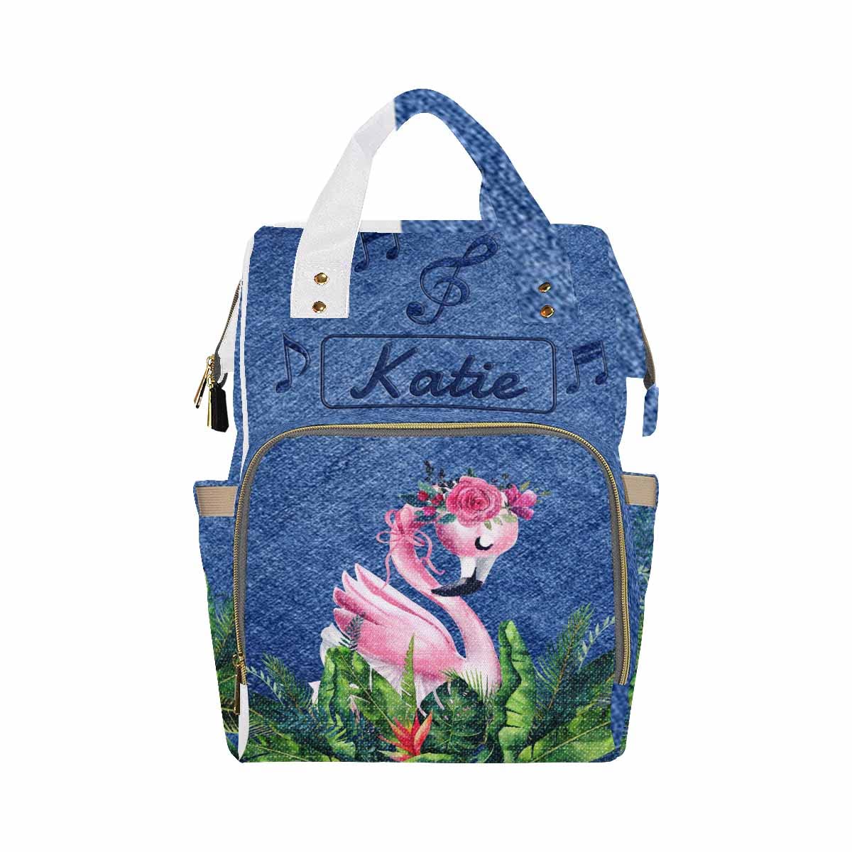 Personalized Diaper Backpack with Name - Custom Baby Nappy Bag for Moms & Dads, Travel-Friendly Unisex Diaper Bag for Girls & Boys - Perfect for Daycare, Outings & Family Trips