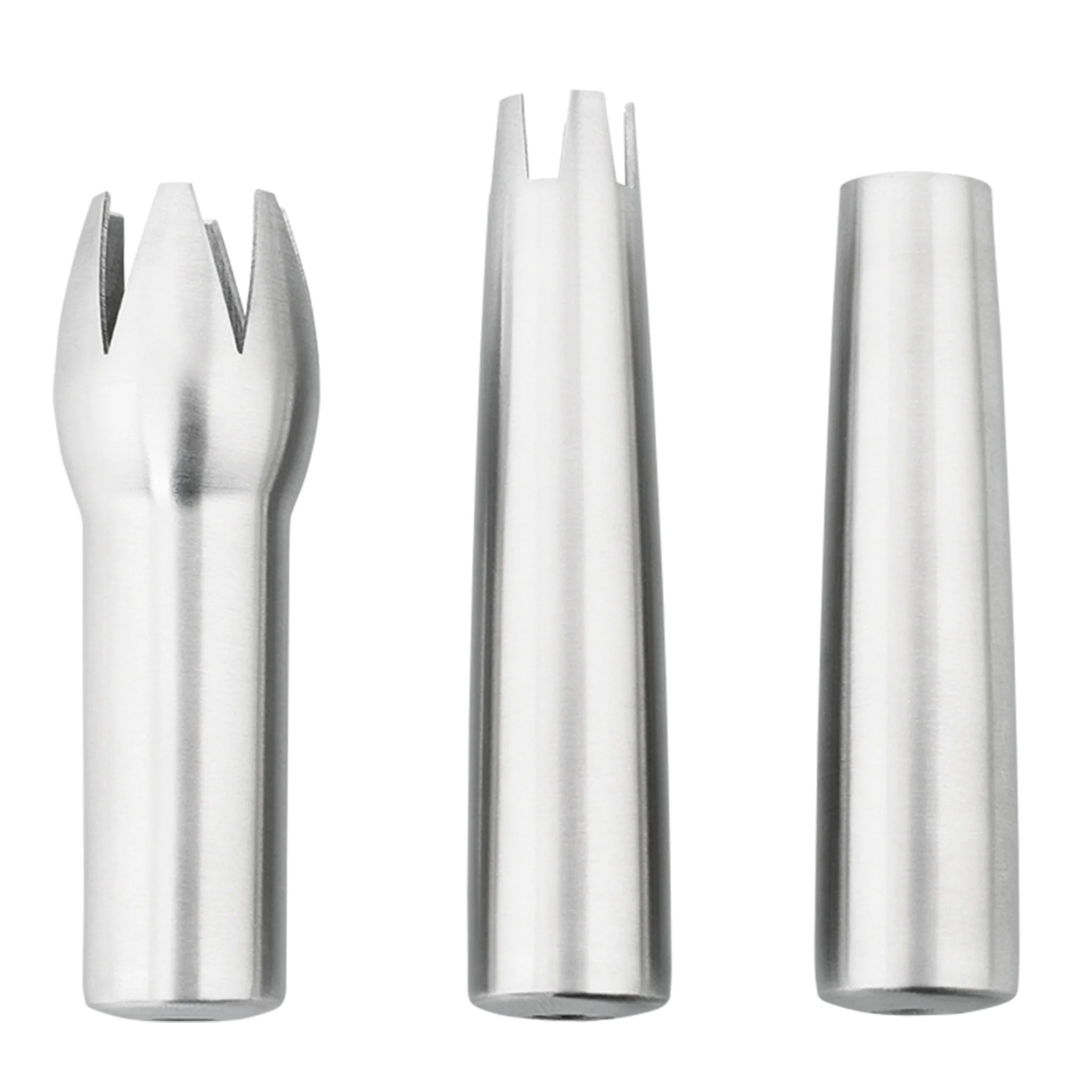 ISI Stainless Steel Cake Decorating Tips - 3 Styles for Professional Baking, Cupcake & Cookie Decorating