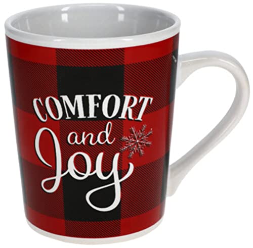 2 Pack 14 Oz Heat Changing Christmas Mugs with Festive Designs - Includes Peppermint Stirring Spoons & 6 Swiss Miss Hot Cocoa Packets - Perfect for Holiday Gifts, Cozy Winter Nights & Family Gatherings