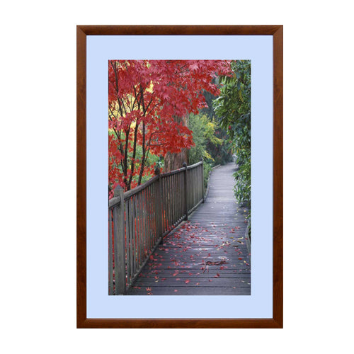 16x16 Designer Wood Snap Frames with 4 Wide Matboard - Premium Poster Display for Home, Office & Gallery Decor