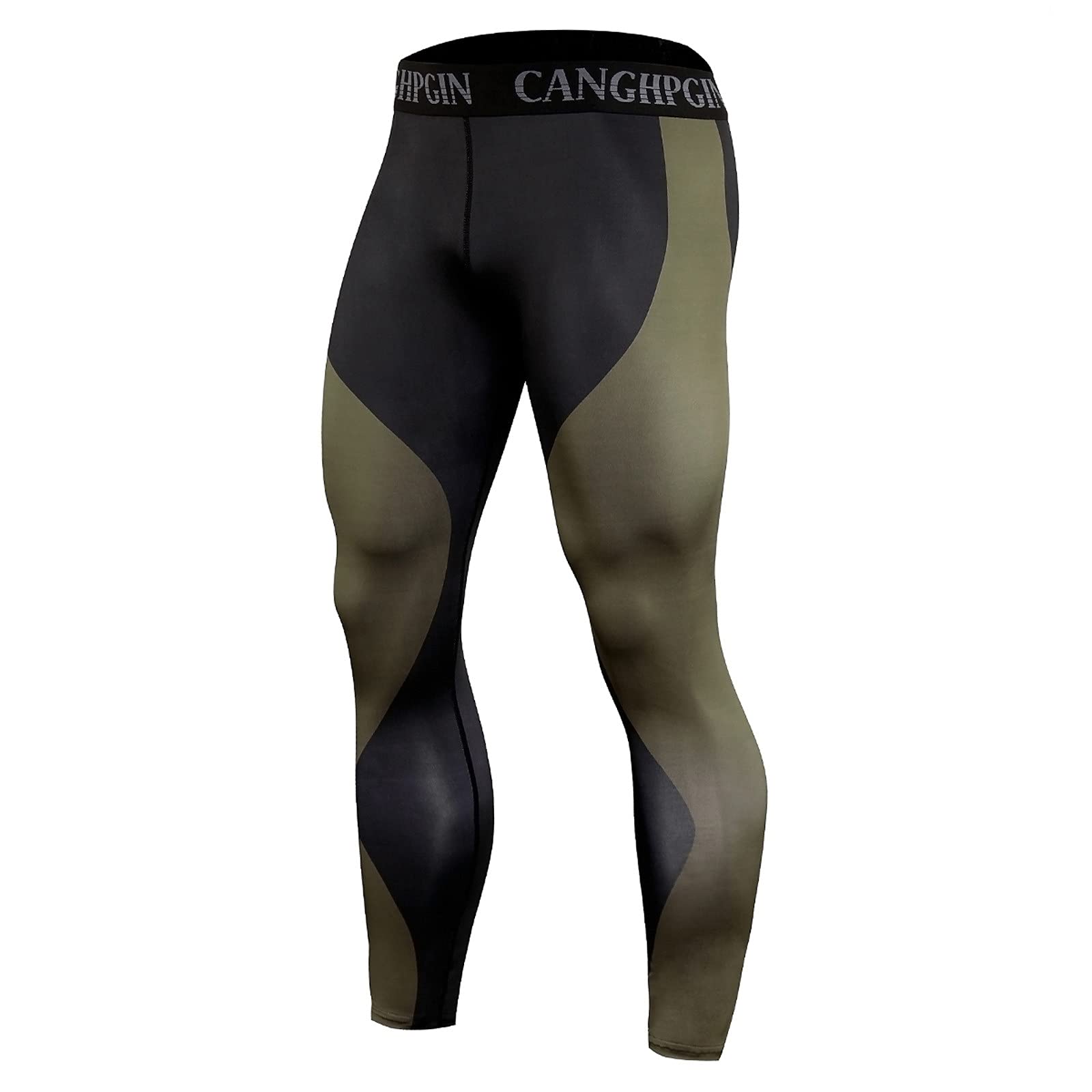 **Men's Quick-Dry Running Tights with Side White Stripes – Breathable & Moisture-Wicking Workout Pants for Jogging, Gym & Outdoor Sports**