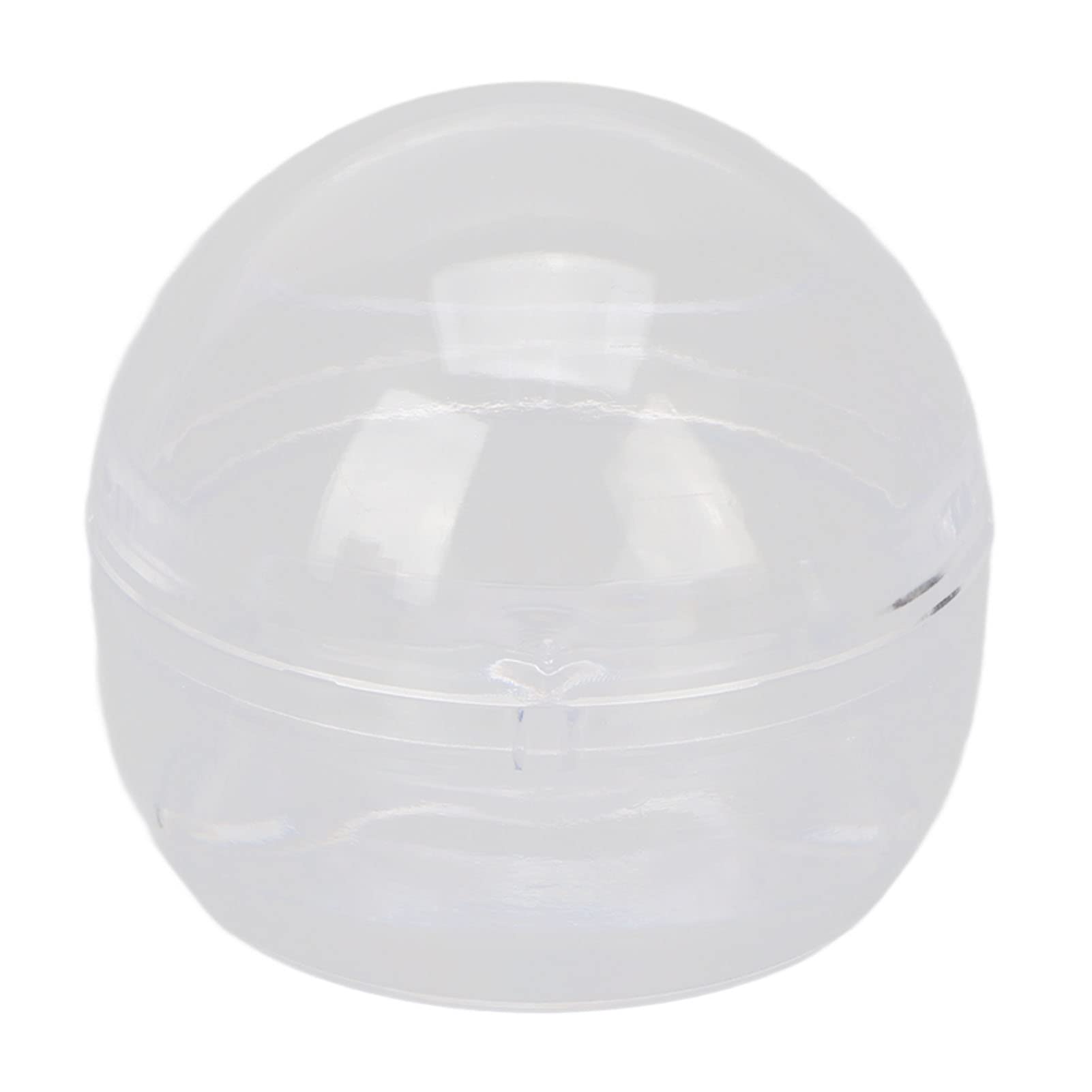 EXCLUZO Nail Tips Cleaning Box - Transparent Brush Organizer for Home & Salon Use