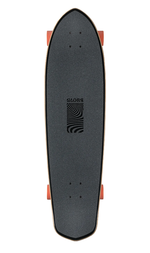 Globe Blazer XL 36 Inch Cruiser Skateboard - Black & Orange Design for Smooth Riding | Perfect for Commuting, Campus Cruising & Urban Adventures