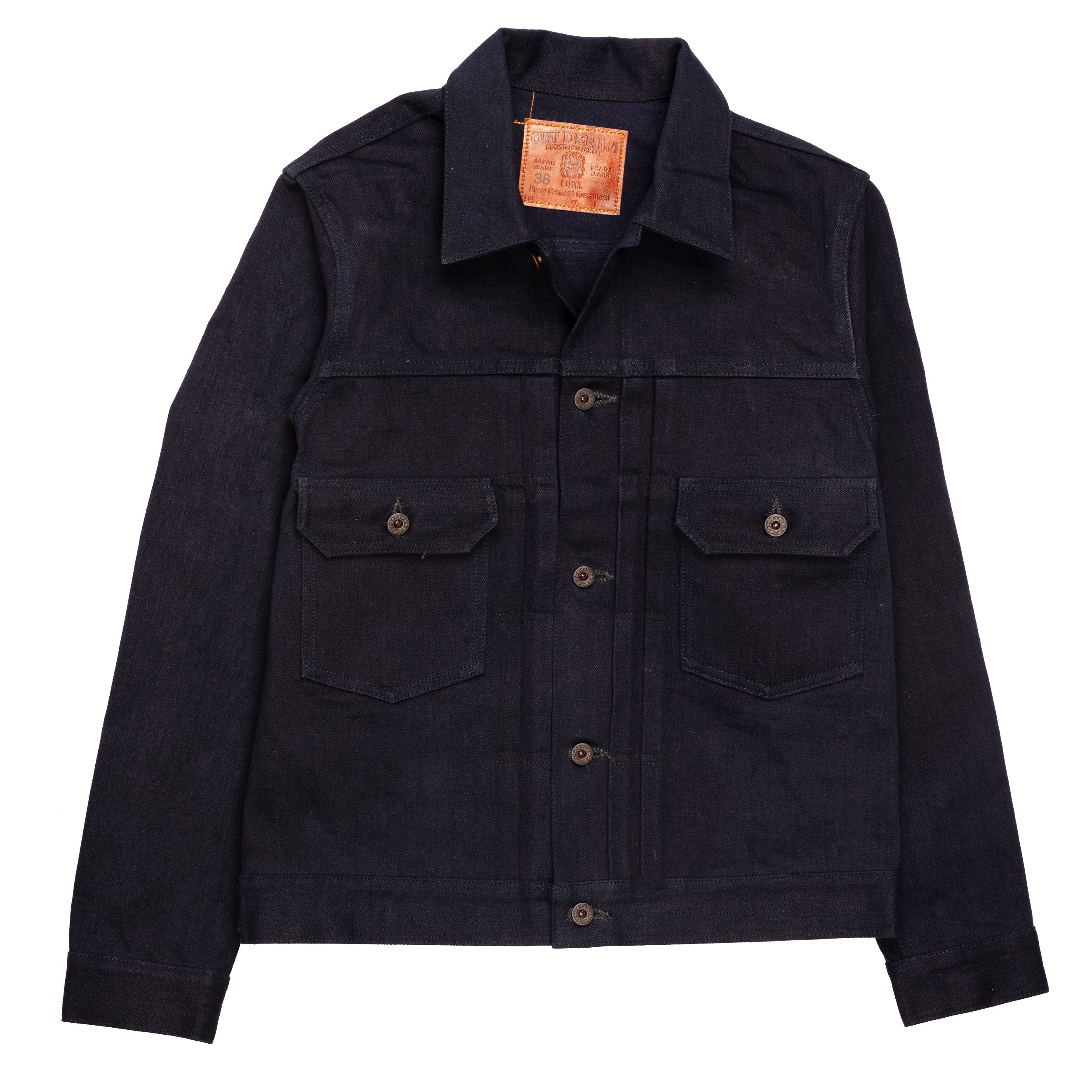 ONI 02517HOX Type II Denim Jacket - Indigo Duck Canvas Workwear for Men | Durable & Stylish for Outdoor Activities and Casual Wear