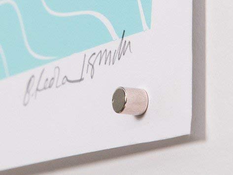 24-Pack Magnetacks - Original Magnetic Push Pins for Hanging Posters & Photos Without Frames or Wall Damage | Perfect for Dorm Rooms, Offices & Home Decor