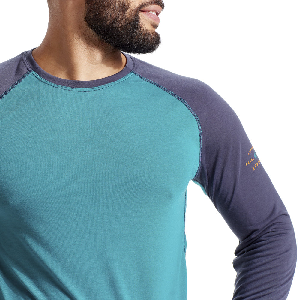 Men's Canyon Long Sleeve Cycling Jersey - Breathable & Moisture-Wicking Performance Shirt for Road Biking & Mountain Cycling - Perfect for Outdoor Sports & Training