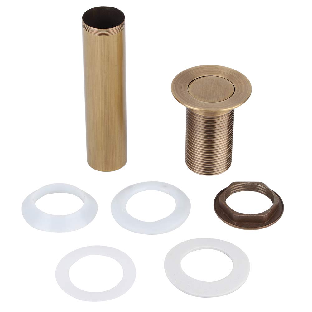 Stainless Steel Basin Drain - Bathroom Sink Drain Stopper for Hotel, Kitchen & Home - Durable Bathroom Accessories for Public Toilets & Residential Use - Perfect for Water Control in Showers, Sinks & Bathtubs