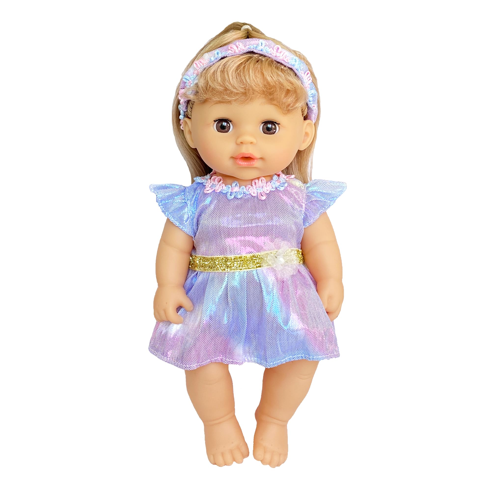 6 Sets Baby Doll Clothes for 10-12 Inch Dolls | Adorable Girl Doll Dresses & Outfits Accessories | Perfect for Pretend Play, Dress Up & Collecting