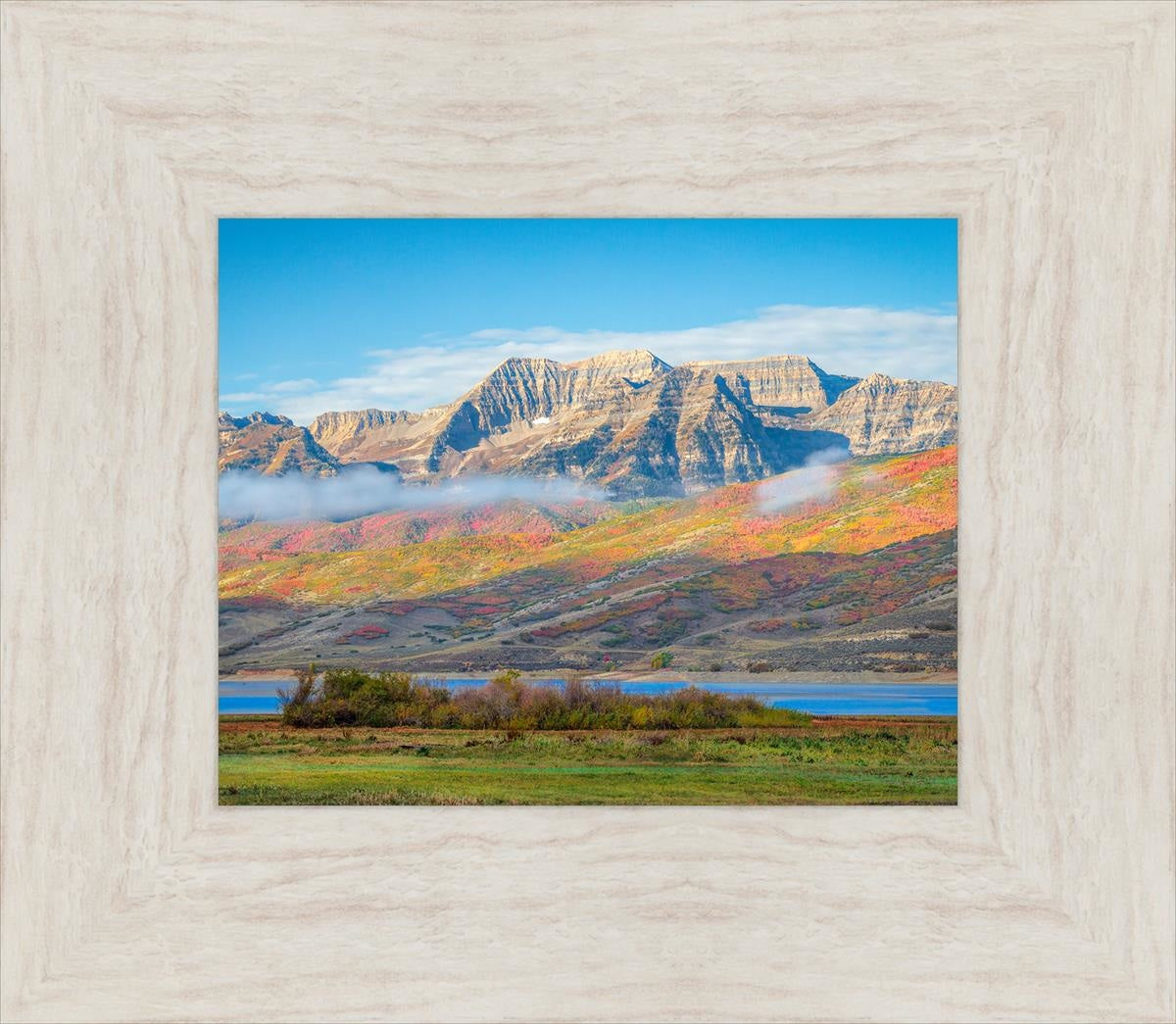 Autumn Splendor Over Timpanogos - Stunning Fall Landscape Photography Print for Home & Office Wall Decor | Perfect for Living Rooms, Bedrooms & Gifts