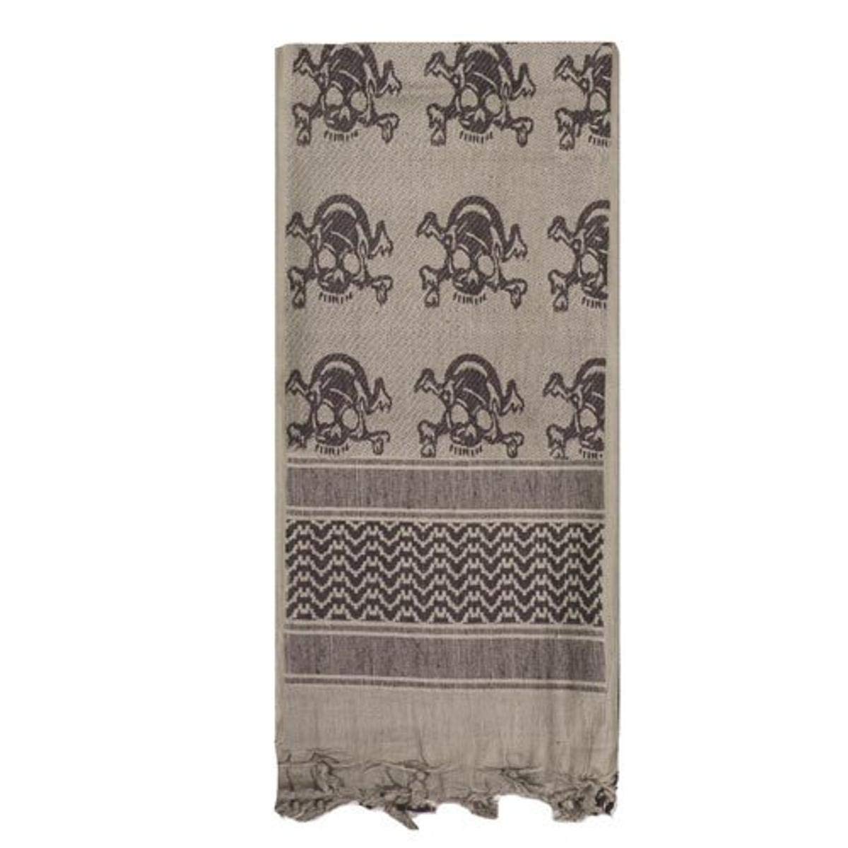 Fox Outdoor Products Tactical Shemagh - Military Grade Desert Scarf for Men & Women - Breathable Cotton Wrap for Hiking, Camping, Survival & Outdoor Adventures