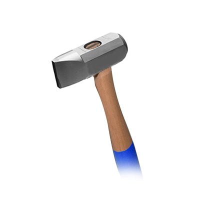 4 lb Carbide Hammer Set with Vertical Blade - Heavy Duty Demolition & Construction Tool for Masonry, Concrete & Metal Work