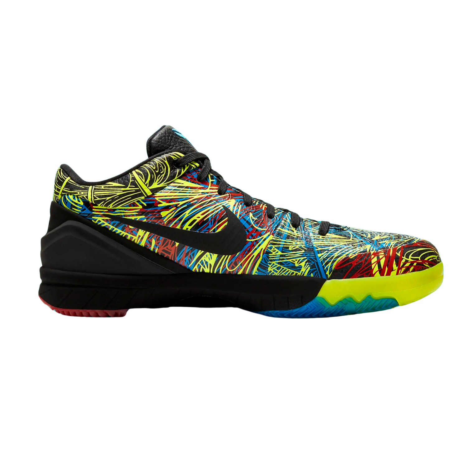 Nike Kobe 4 Protro Wizenard Basketball Shoes - Multi-Color Black Volt Style for Men's Performance Hoops | Perfect for Court Play & Sneaker Collectors