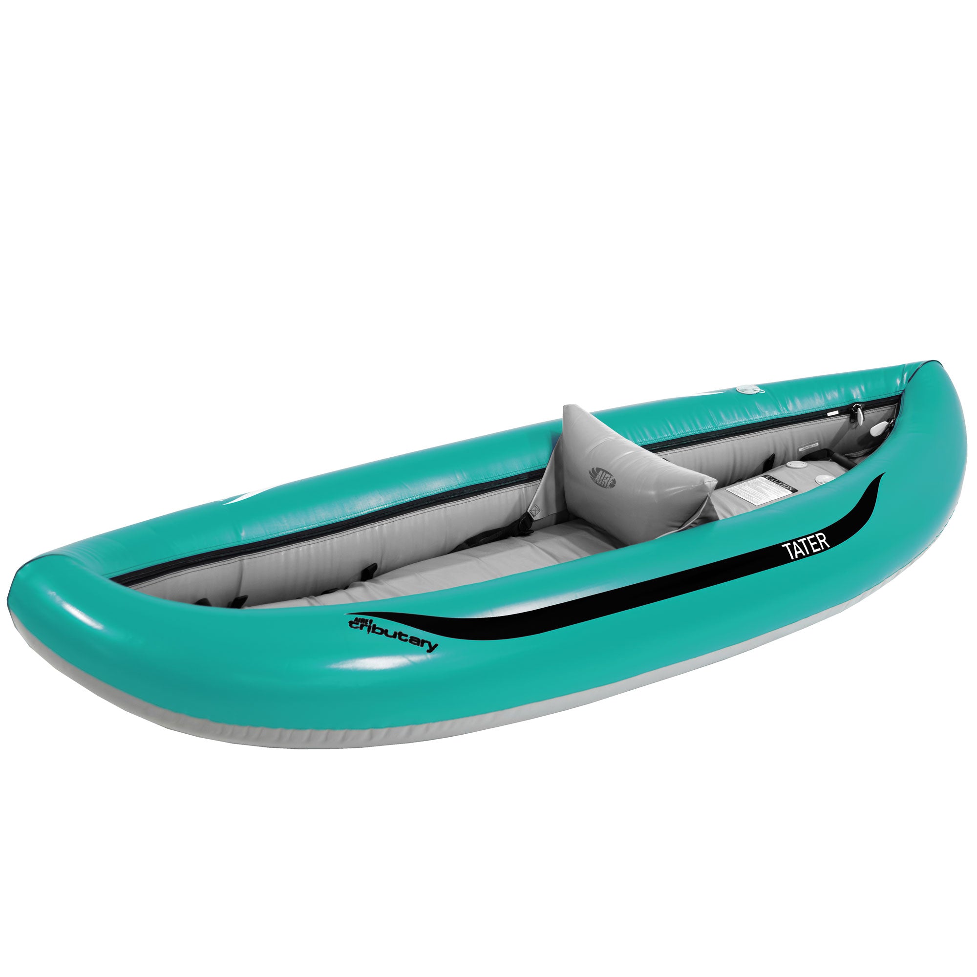AIRE Tributary Tater Inflatable Kayak - Lightweight Portable 2-Person Kayak for Camping, Fishing & River Adventures