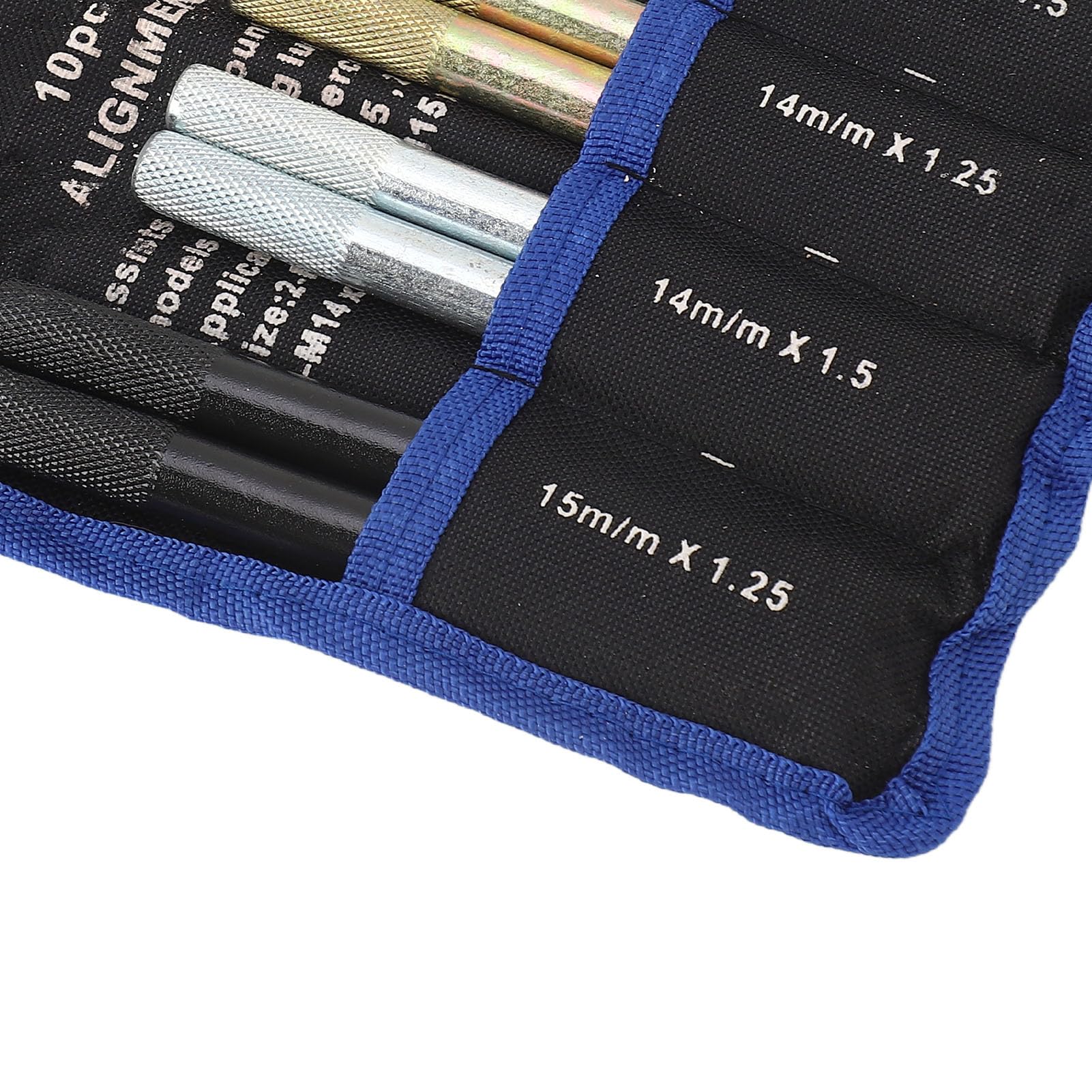 10-Piece Heavy Duty Metal Wheel Alignment Pin Set with Storage Bag - Car Wheel Hanger Alignment Tool for Automotive Repair & Tire Service | Perfect for Mechanics, DIY Enthusiasts & Auto Shops