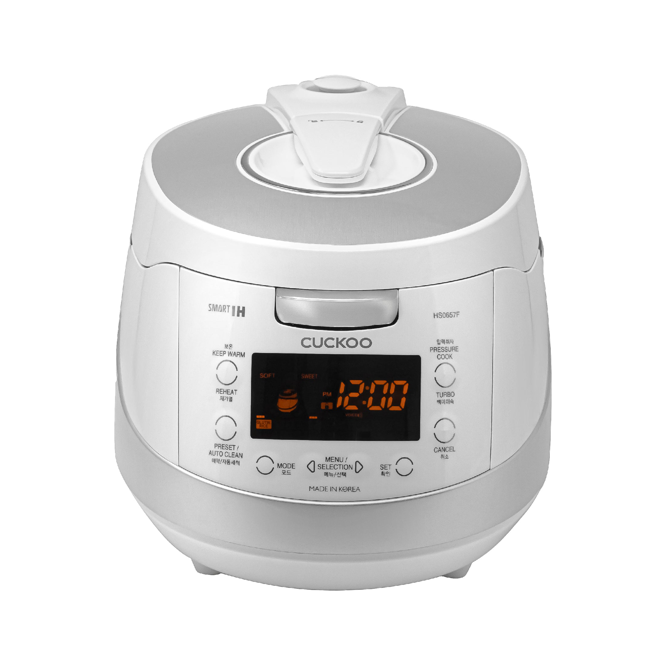 6 Cup IH Pressure Rice Cooker (CRP HS0657F) - Korean Voice Guide | Fast & Even Cooking | Perfect for Home, Dorm, Office & Small Kitchens