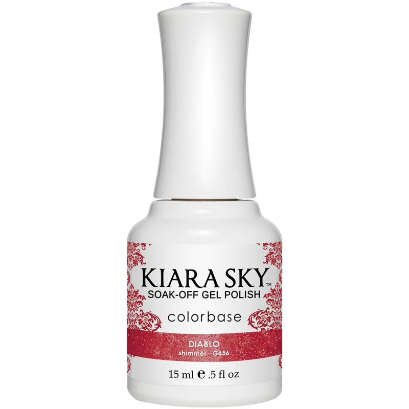 Gel Polish G456 Diablo - Long-Lasting UV/LED Nail Gel for Salon & Home Manicures - Perfect for Nail Art, DIY Nails & Professional Use
