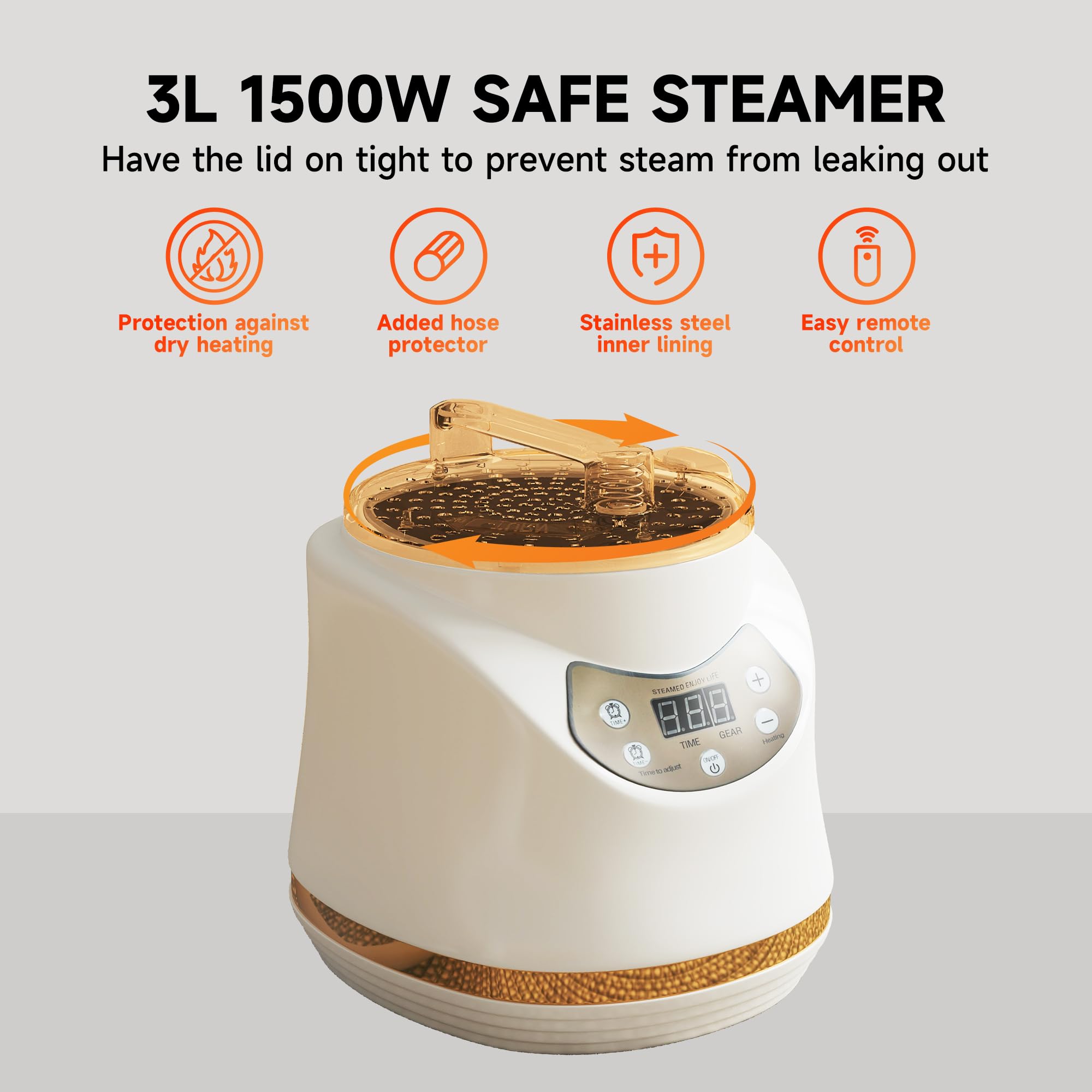 Real Relax Portable Steam Room for Home - 3'x3'x5.9' Personal Sauna Tent with 1500W Steamer, 6-Minute Fast Heating & Remote Control | Perfect for Relaxation, Detox & Muscle Recovery at Home