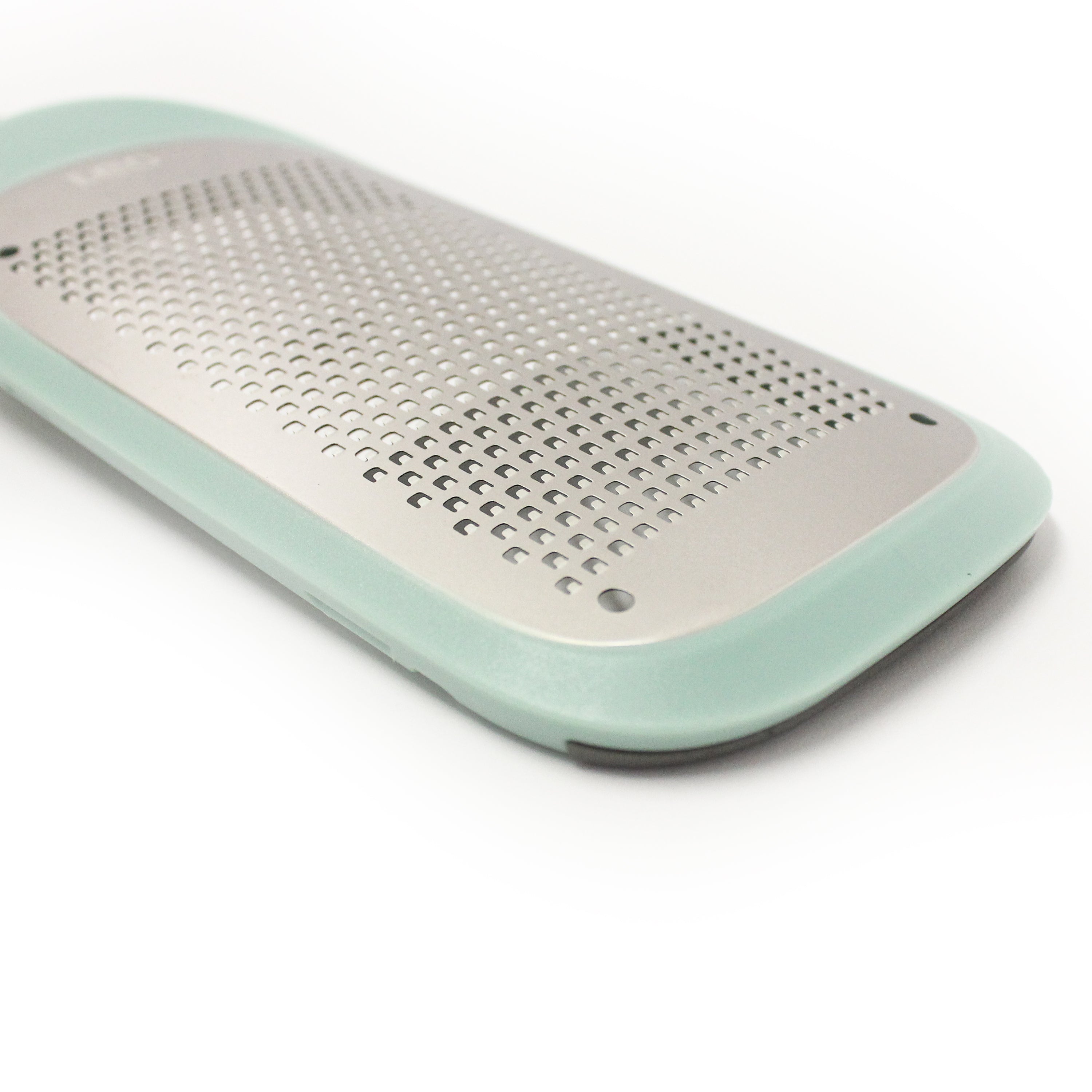 BergHOFF Leo Fine Paddle Grater 10.75 Inch - Premium Kitchen Grater for Cheese, Zucchini & Vegetables - Ergonomic Green Design - Perfect for Cooking, Baking & Meal Prep