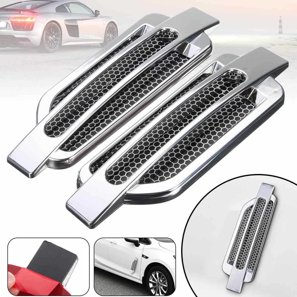 Universal Car Side Vent Air Flow Cover - Hood Scoop & Fender Intake Sticker for Enhanced Aerodynamics - Perfect for Sports Cars & Custom Auto Styling