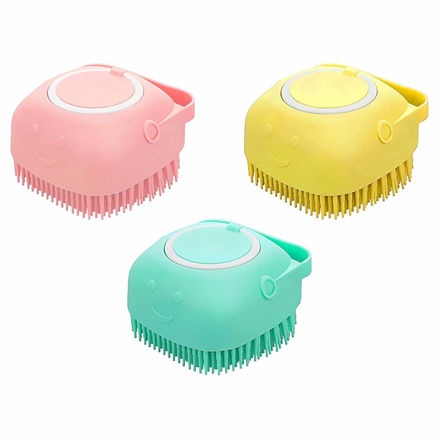 TLISMI 2-in-1 Silicone Bath Brush with Soap Dispenser - Exfoliating & Massaging for Men & Women - Perfect for Shower & Spa