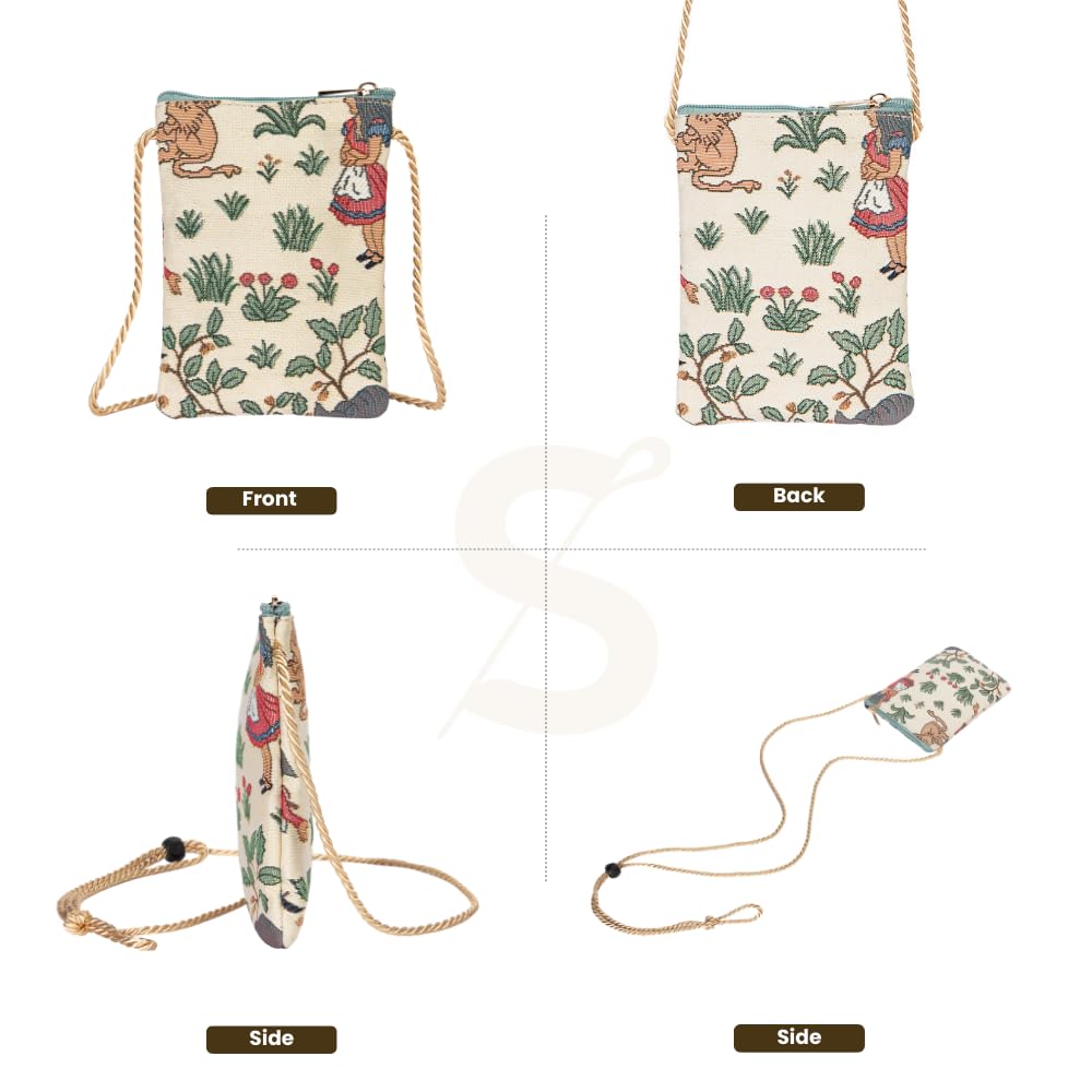 Signare Mini Crossbody Phone Bag for Women - Stylish Small Purse for iPhone, Samsung & Smartphones - Perfect for Travel, Shopping & Everyday Use