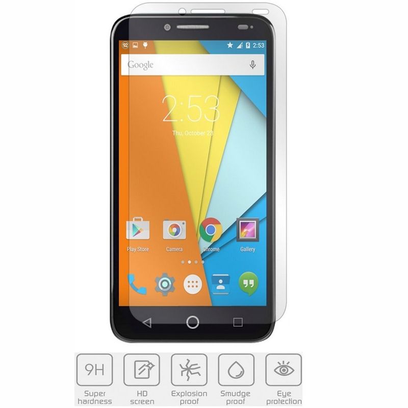 Alcatel OneTouch Fierce XL Premium Tempered Glass Screen Protector - 9H Hardness, Anti-Scratch, Bubble-Free - Perfect for Everyday Protection & Gaming