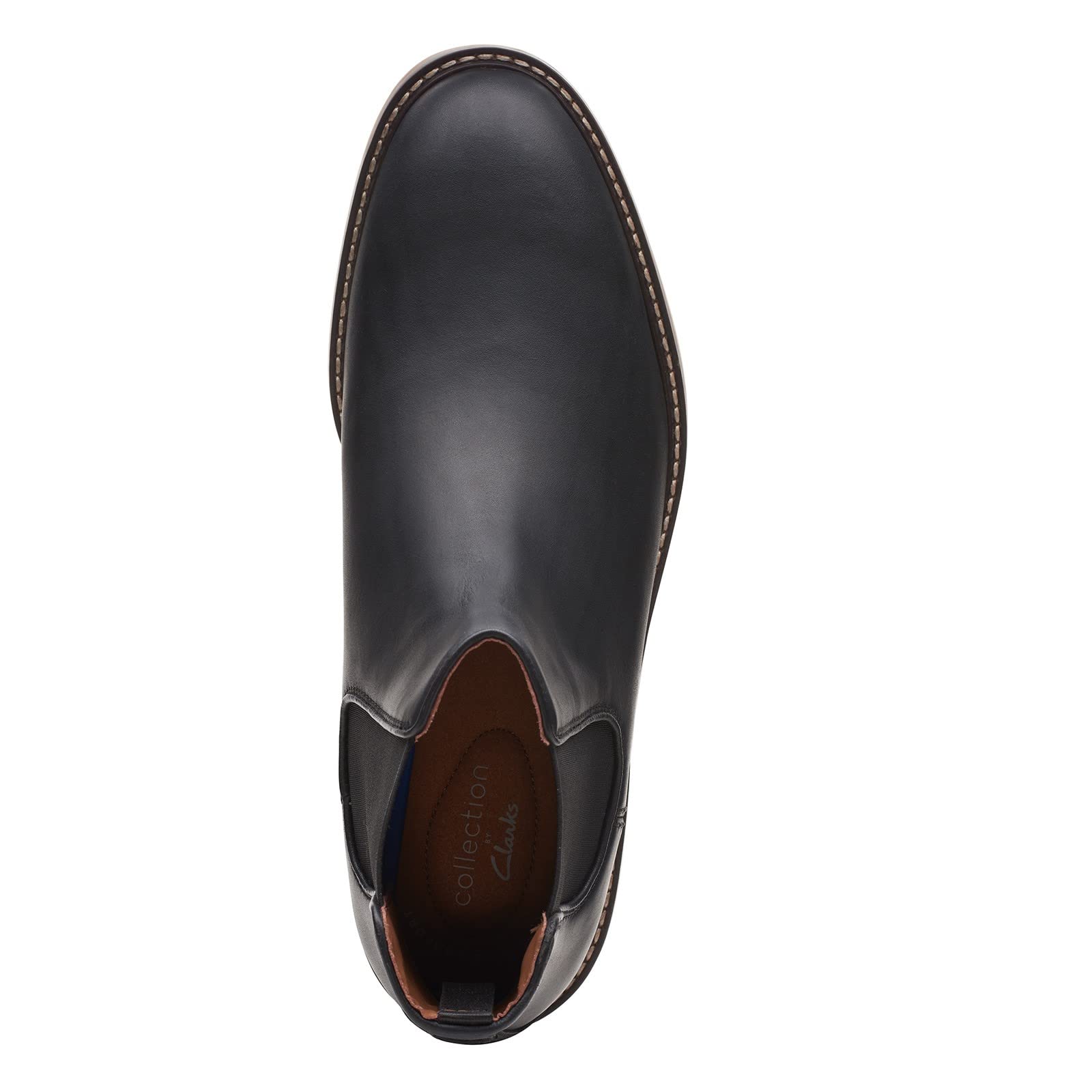 Clarks Men's Jaxen Chelsea Boot - Waterproof Leather Ankle Boots for Men, Slip Resistant Comfortable Work Shoes - Perfect for Office, Casual Wear & Outdoor Activities