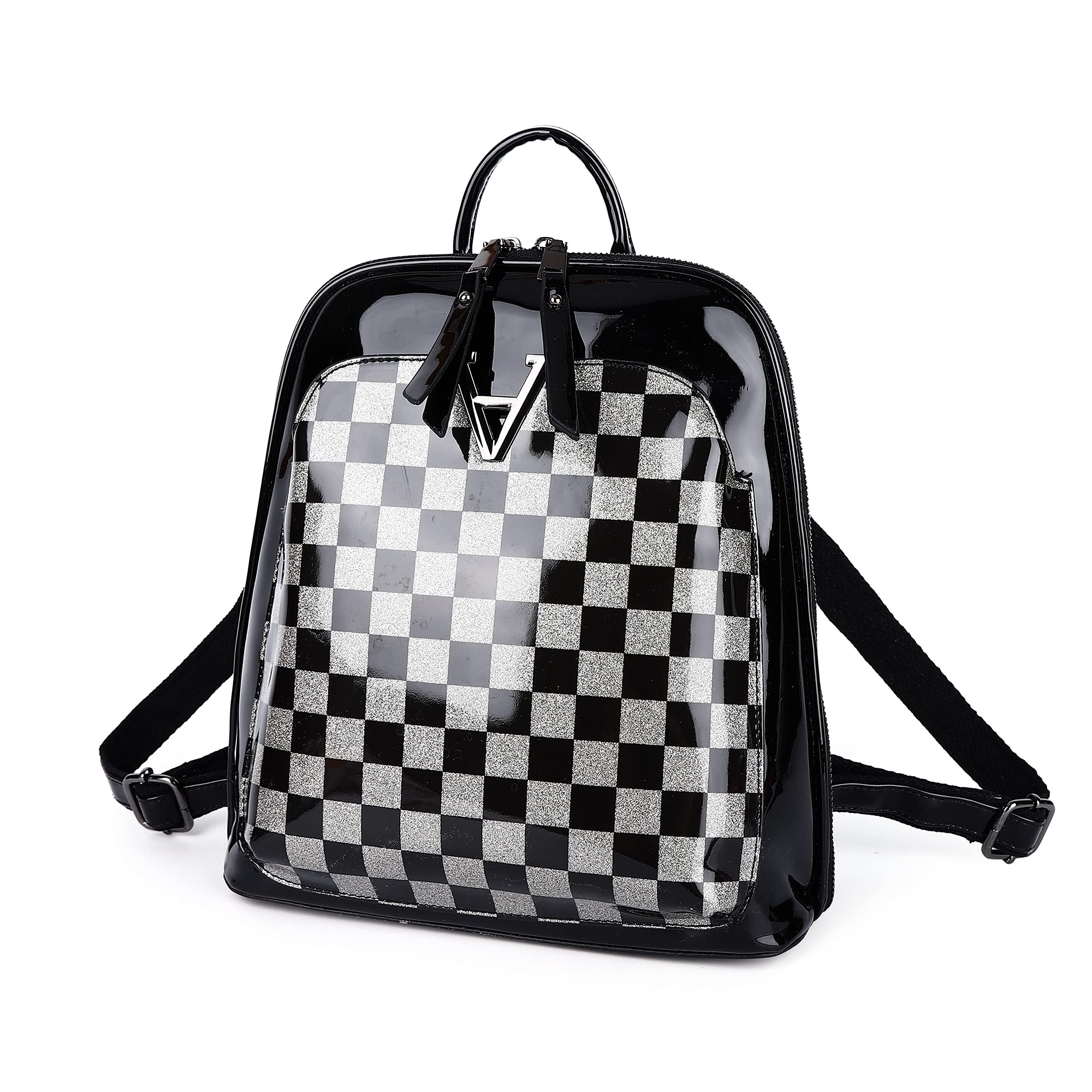 Angelkiss Women's PU Leather Anti-Theft Backpack Purse - Stylish Shoulder Handbag for Work, Travel & Daily Use