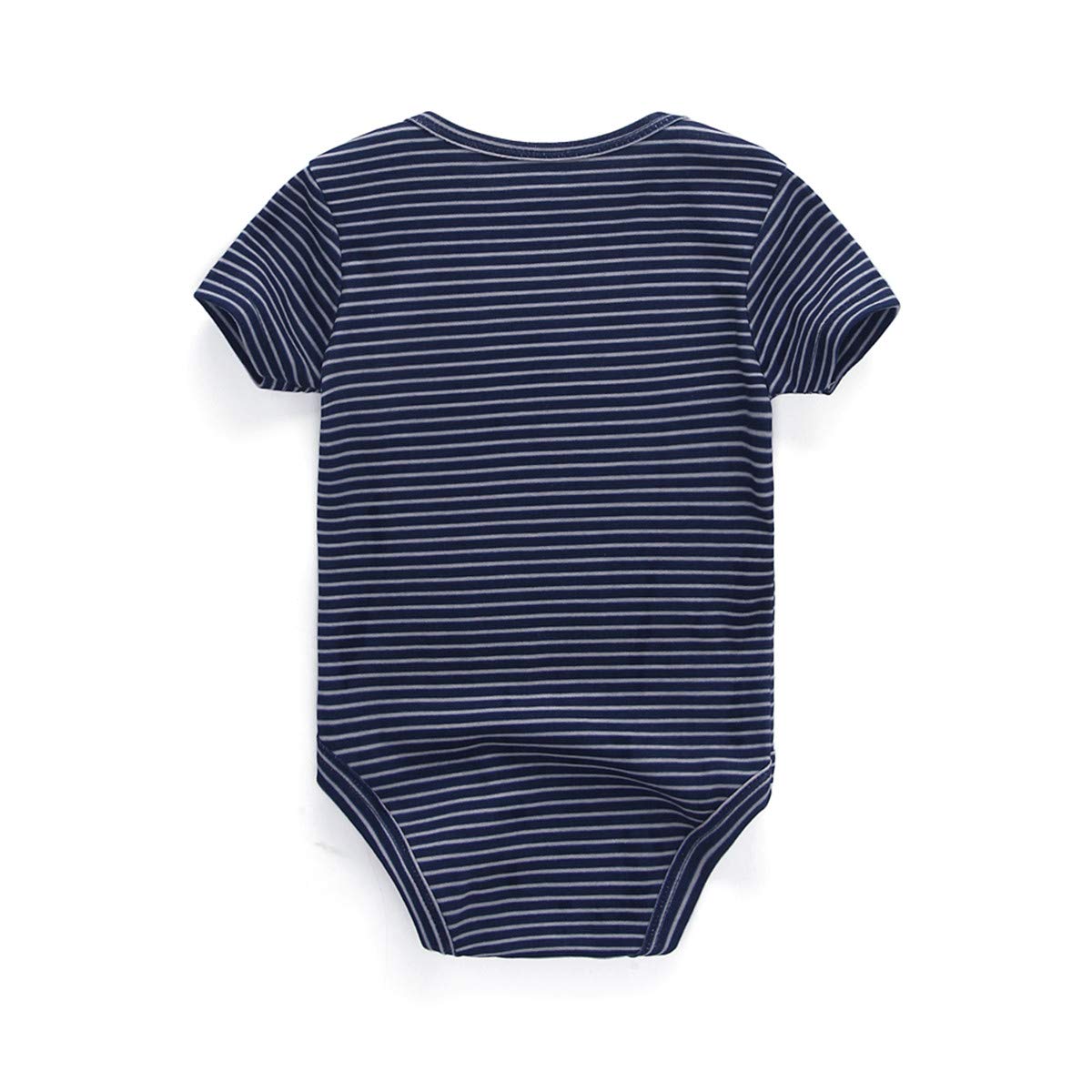 Kiddiezoom Baby Bodysuit 5-Pack - Soft Cotton Newborn Short Sleeve Onesies for Boys & Girls | Perfect for Everyday Wear, Playtime & Photo Shoots